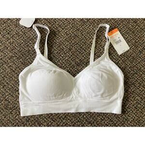 Warners Bra Wireless Lift Medium Padded White New With Tags
